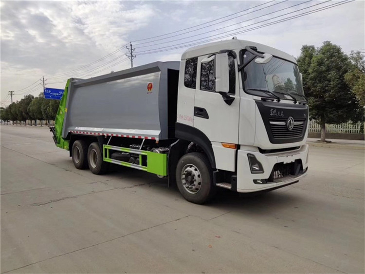 國(guó)六東風(fēng)天龍后雙橋壓縮垃圾車
